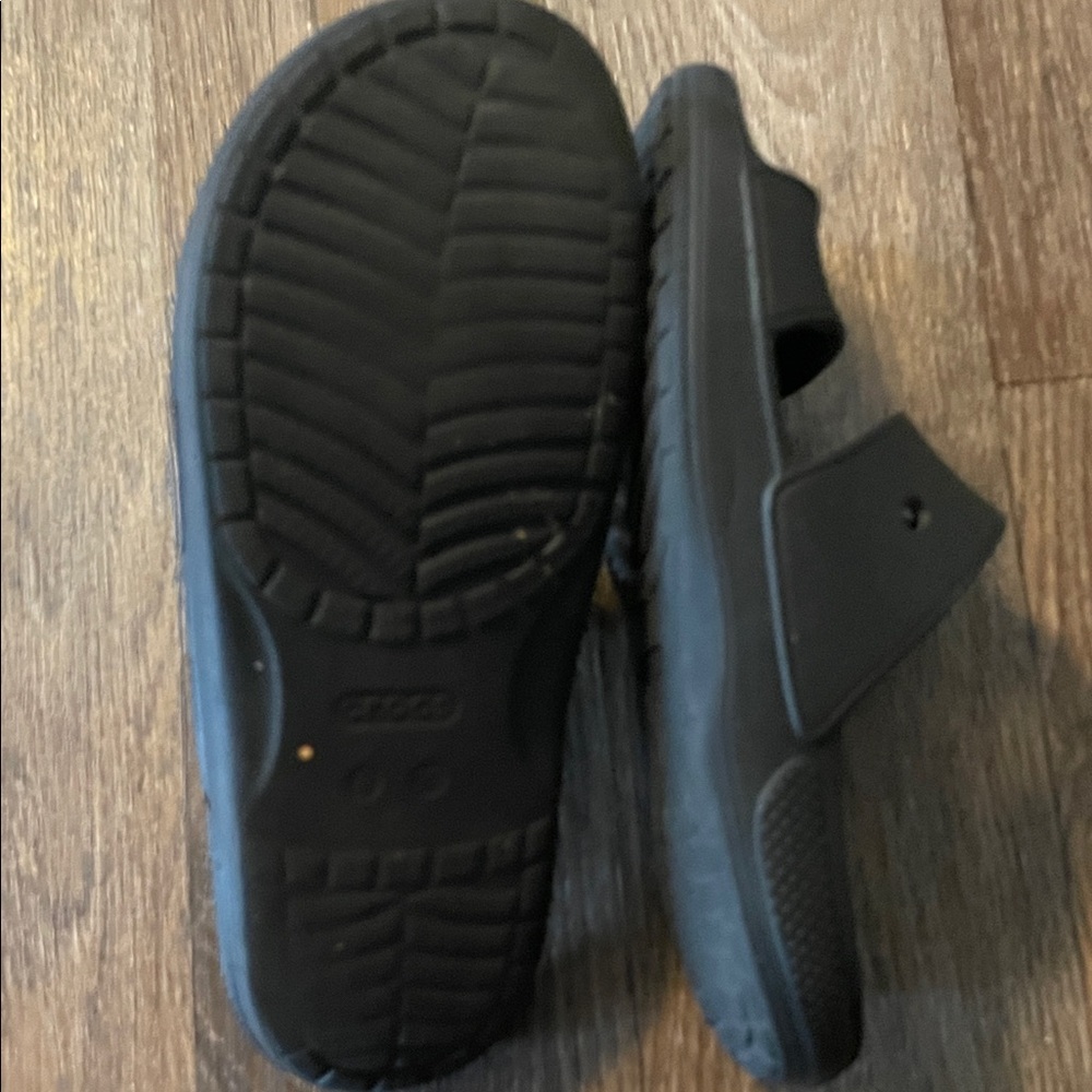 CROCS Black Slide Sandals - Picture 2 of 3
